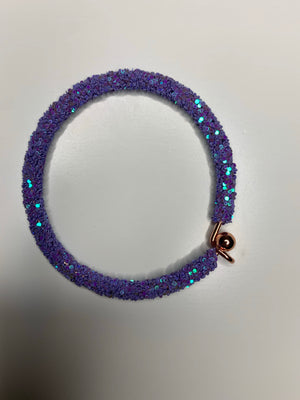 Lavender Glitter Bracelet