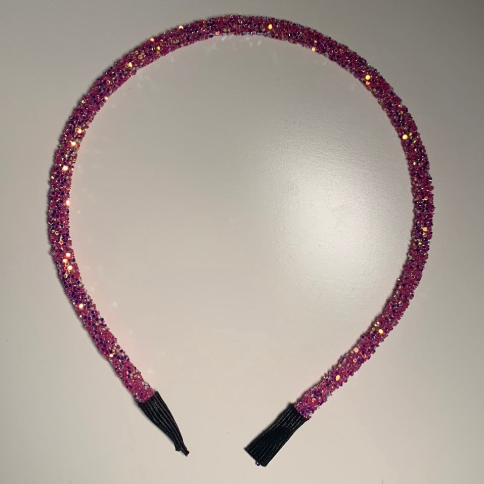 Merlot Glitter Headband