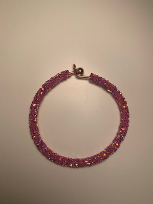 Merlot Glitter Bracelet