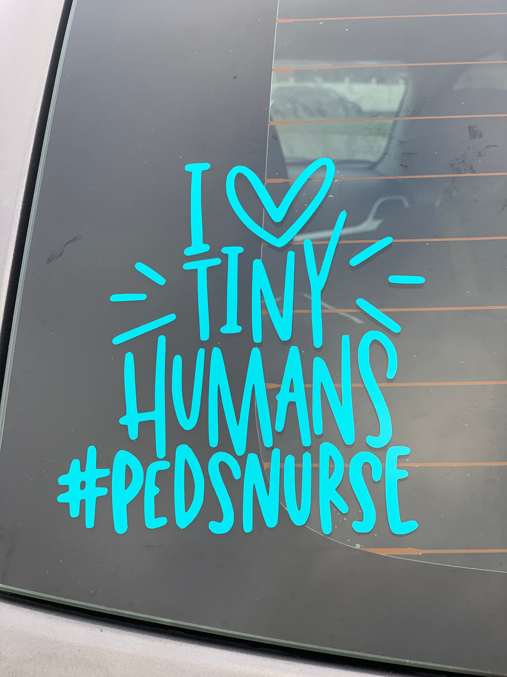 #pedsnurse car decal