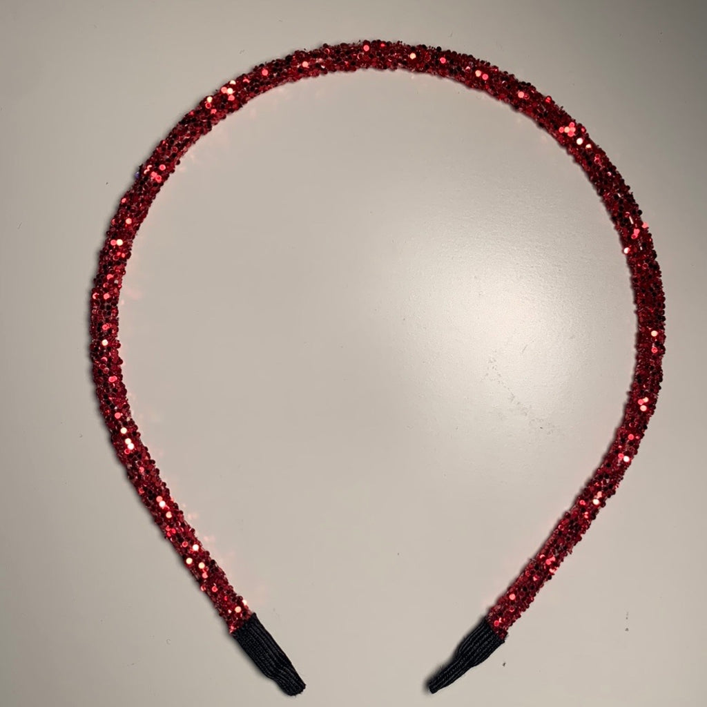 Red Glitter Headband