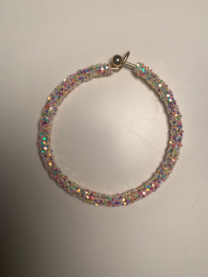 Pastel Rainbow Glitter Bracelet